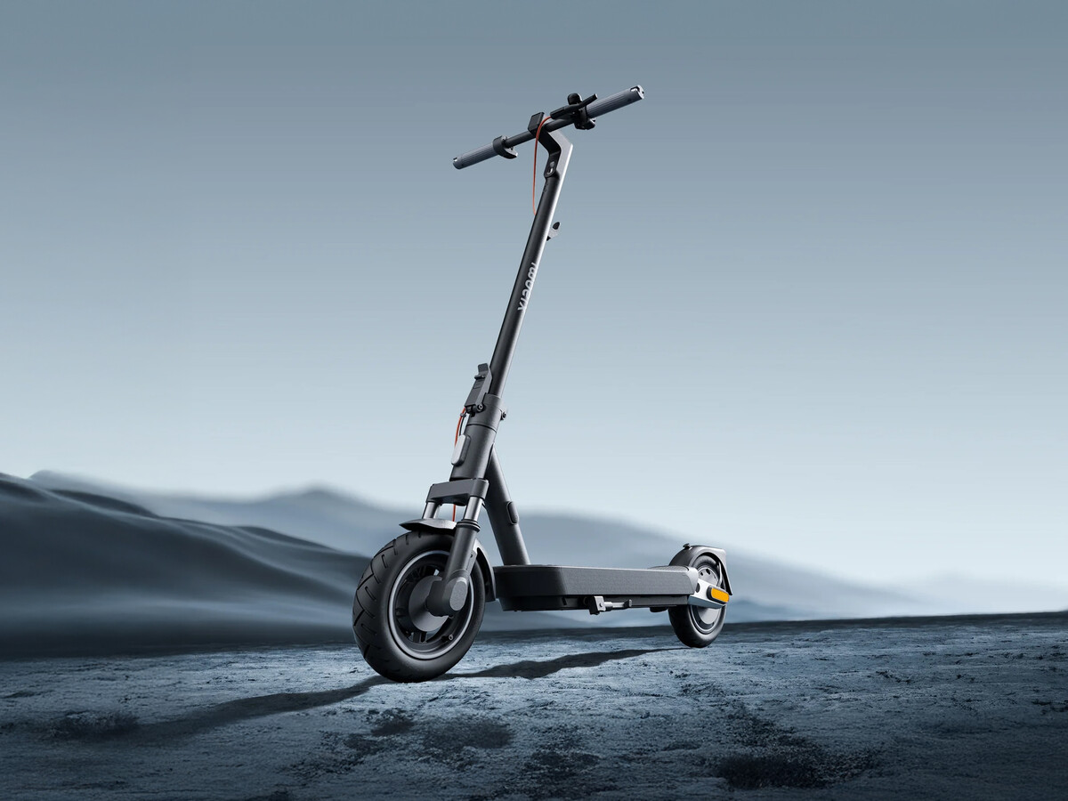 Este scooter está hecho para andar en ciudades como Santiago